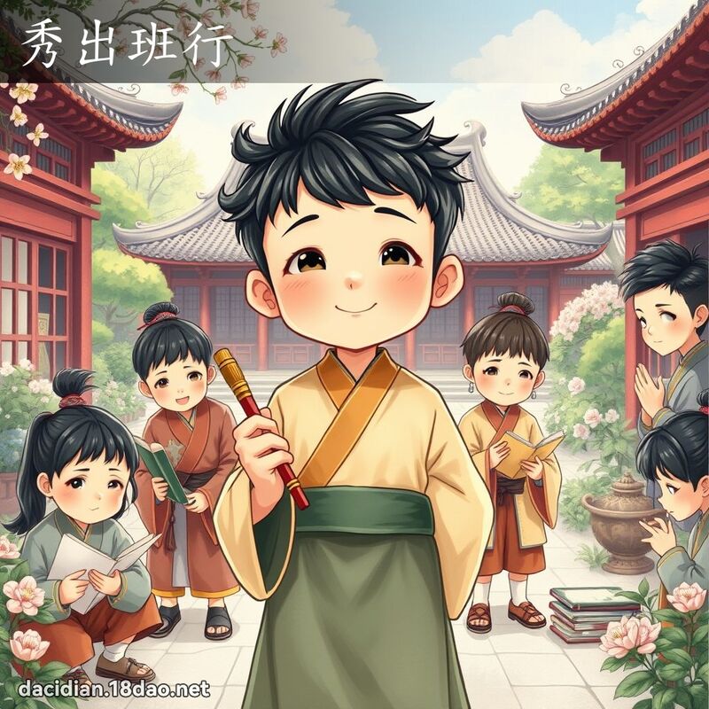 秀出班行 - 國語大辭典配圖