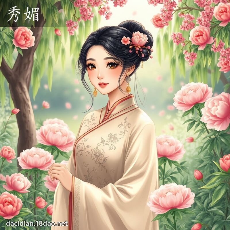 秀媚 - 國語大辭典配圖