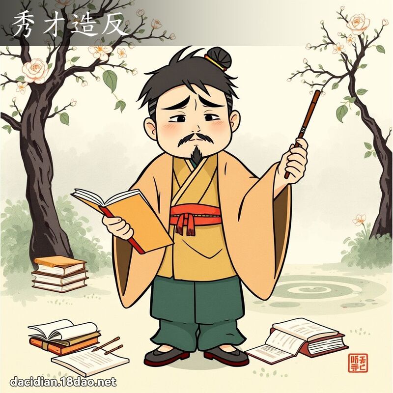 秀才造反 - 國語大辭典配圖