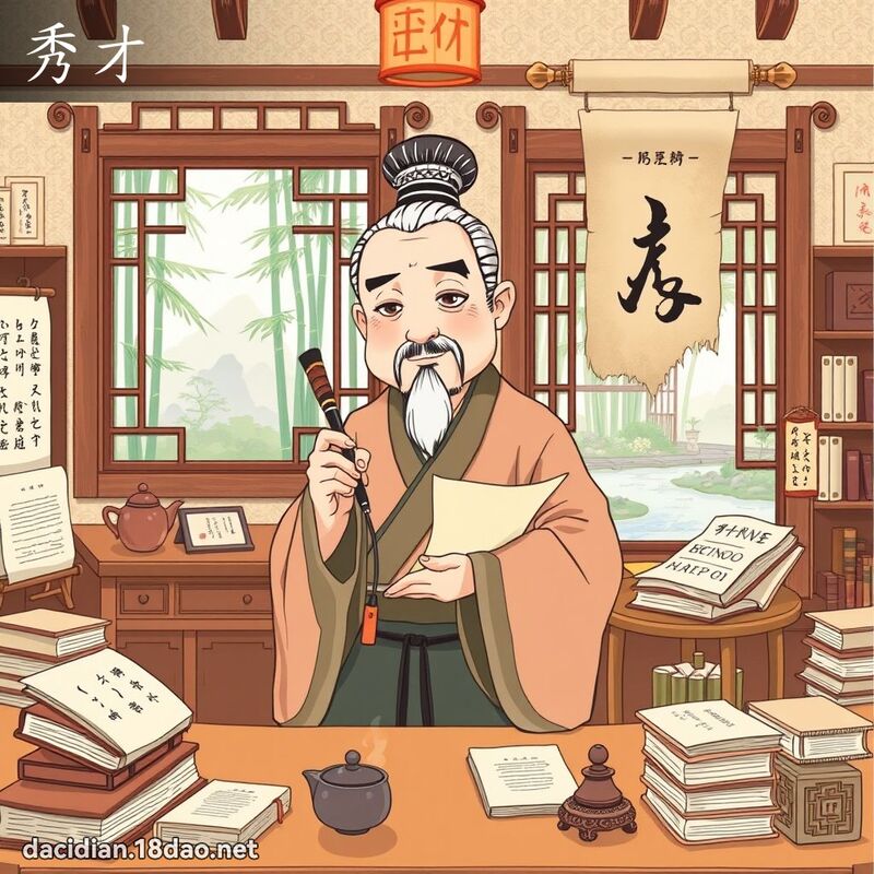 秀才 - 國語大辭典配圖
