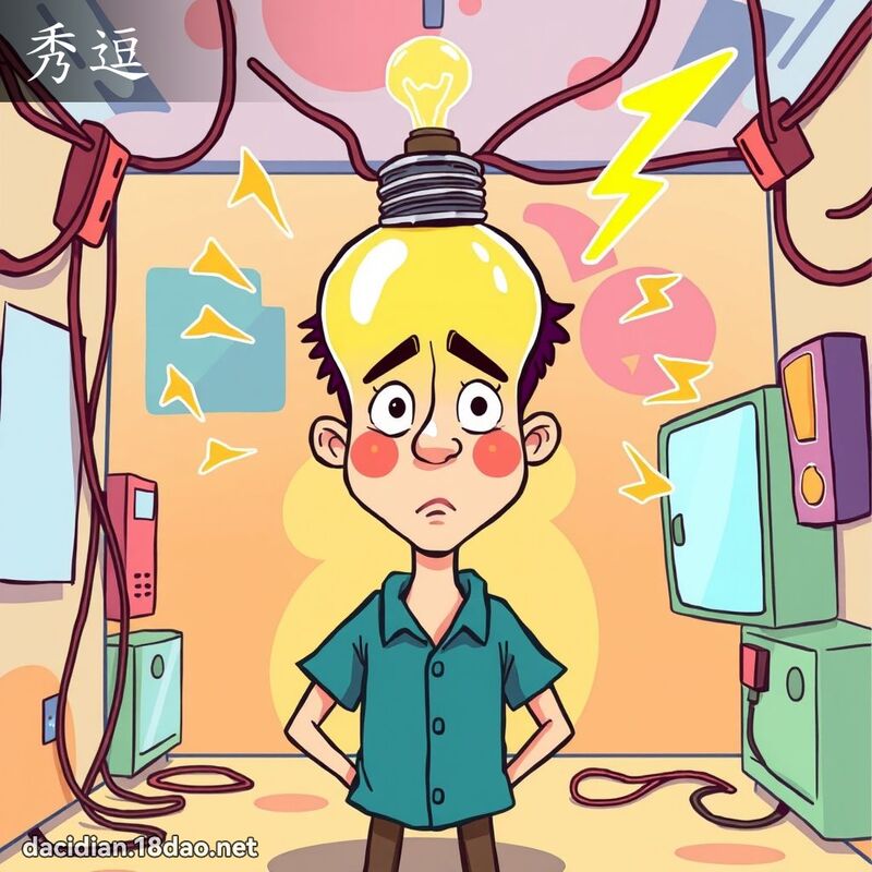 秀逗 - 國語大辭典配圖