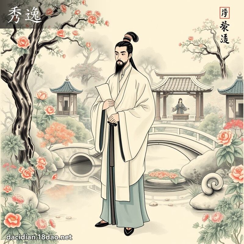 秀逸 - 国语大辞典配图