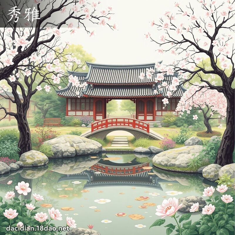 秀雅 - 国语大辞典配图