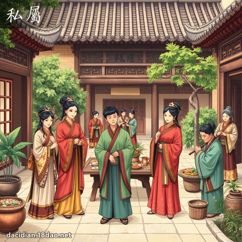 私属 - 国语大辞典配图