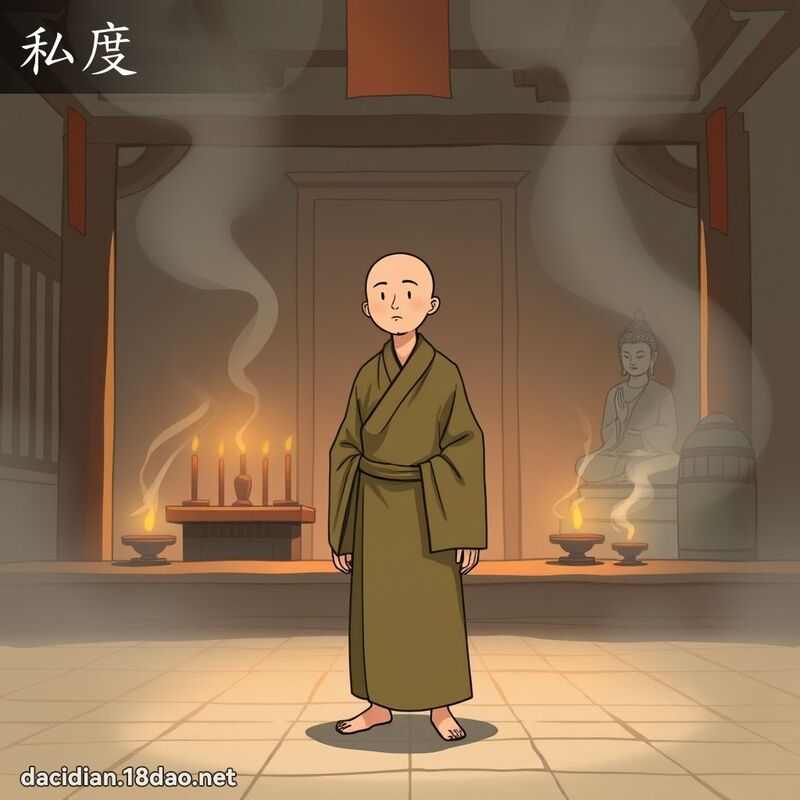 私度 - 国语大辞典配图