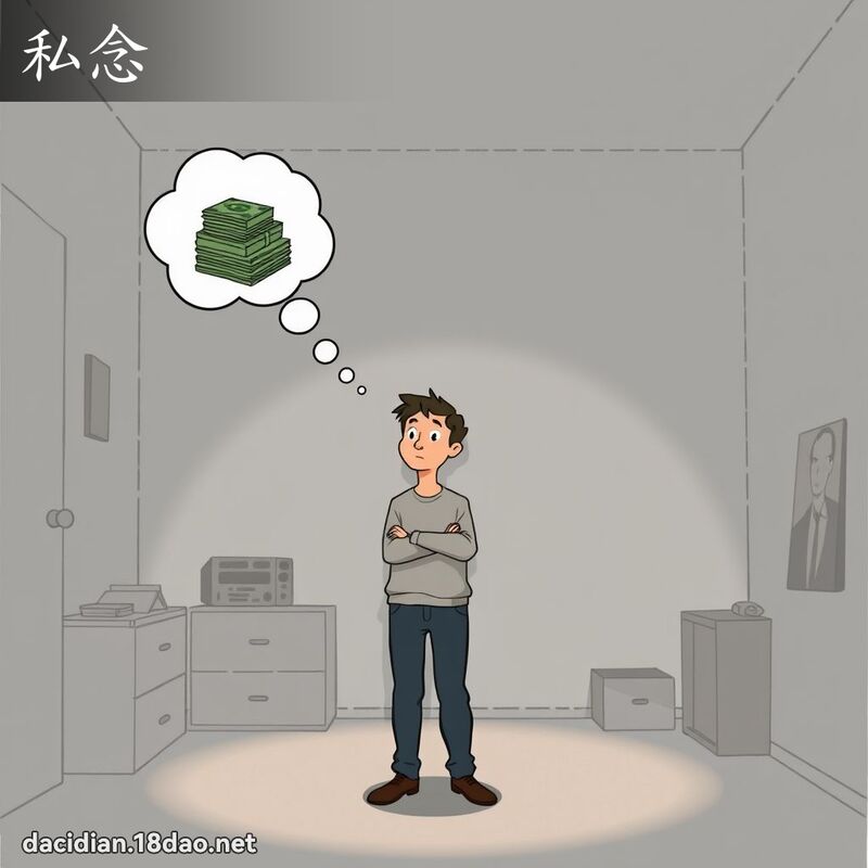 私念 - 国语大辞典配图