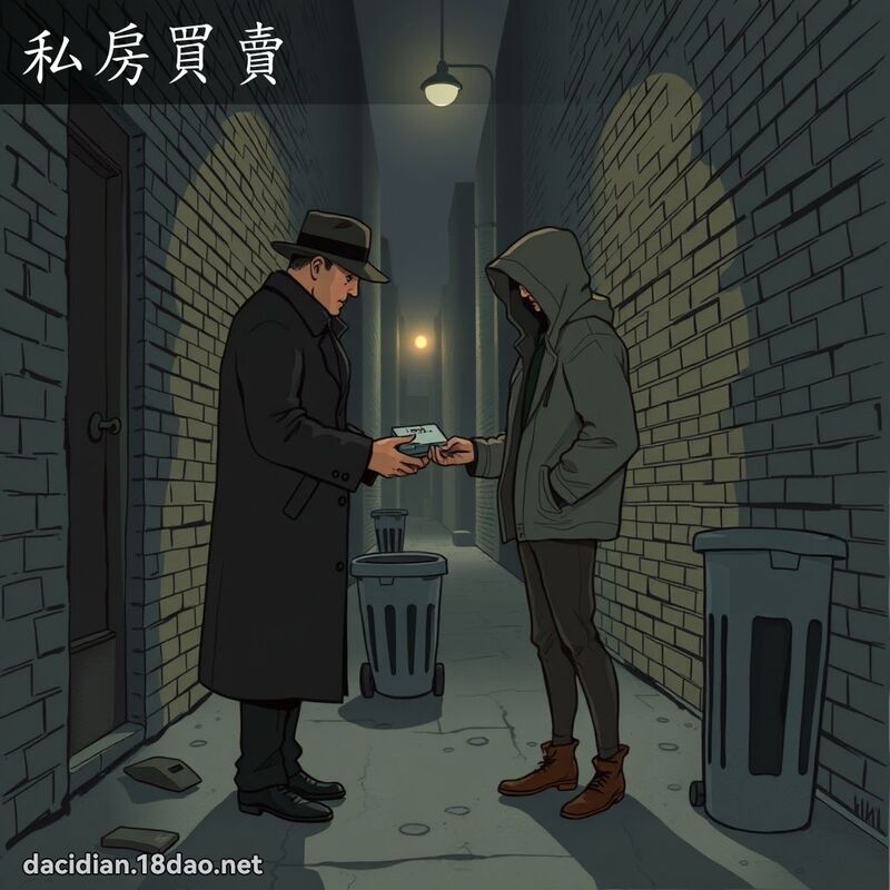 私房買賣 - 國語大辭典配圖