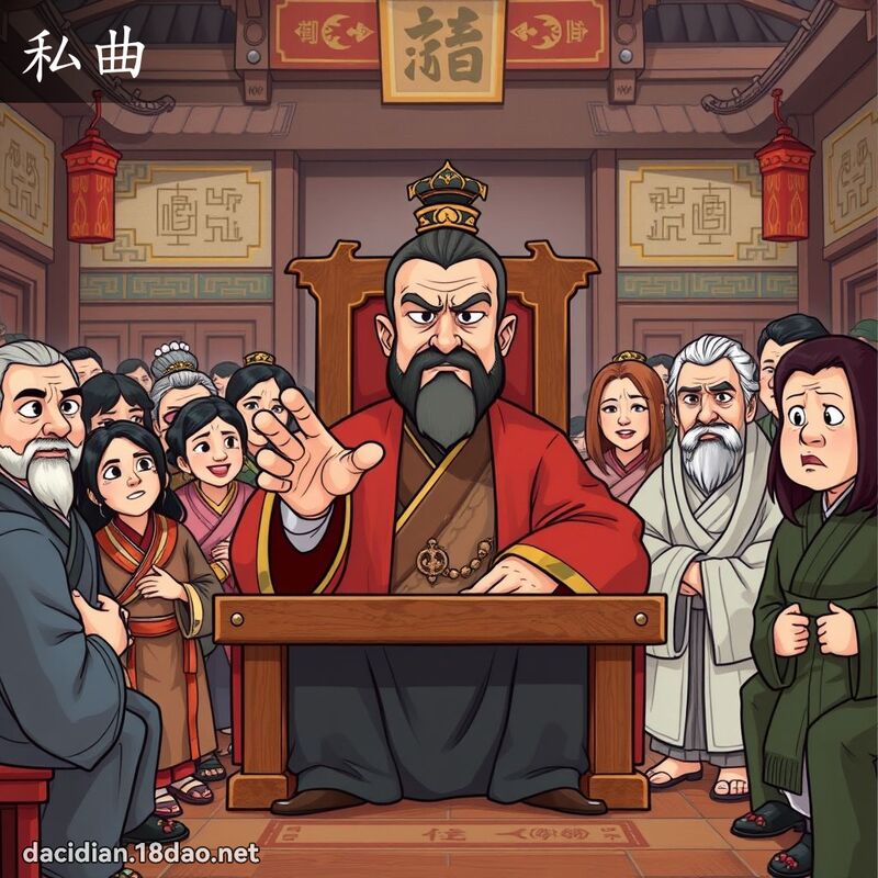 私曲 - 國語大辭典配圖