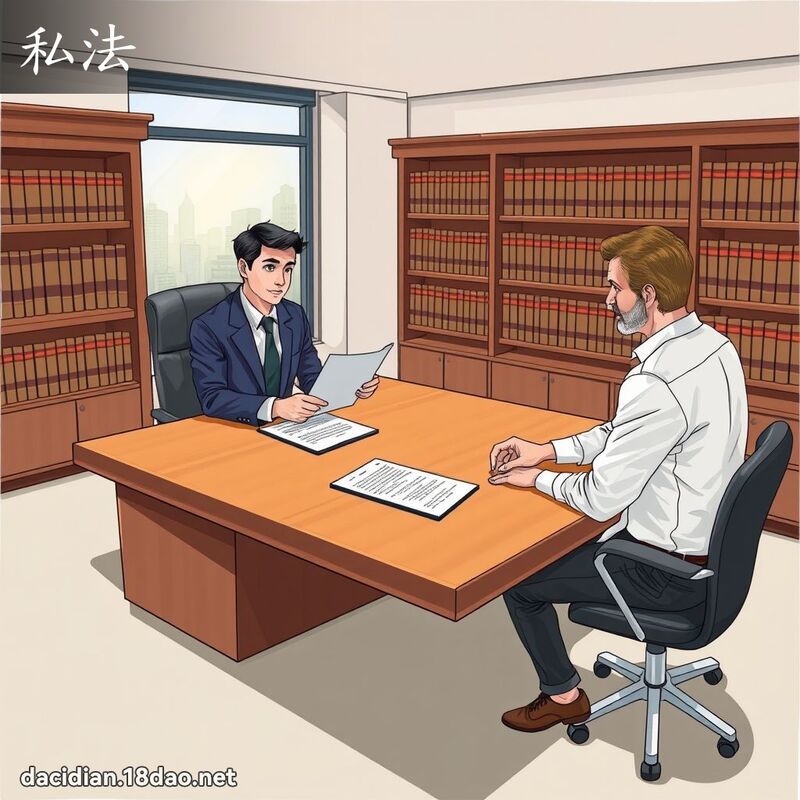 私法 - 国语大辞典配图