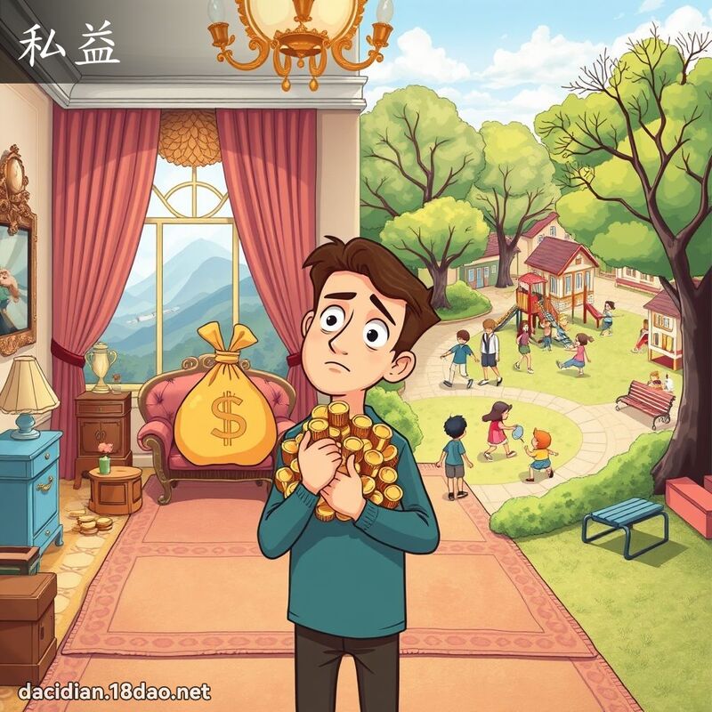 私益 - 國語大辭典配圖
