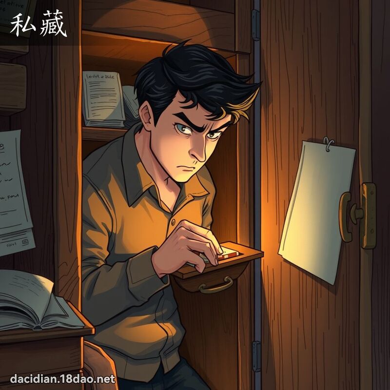 词语: 私藏 (多意词)