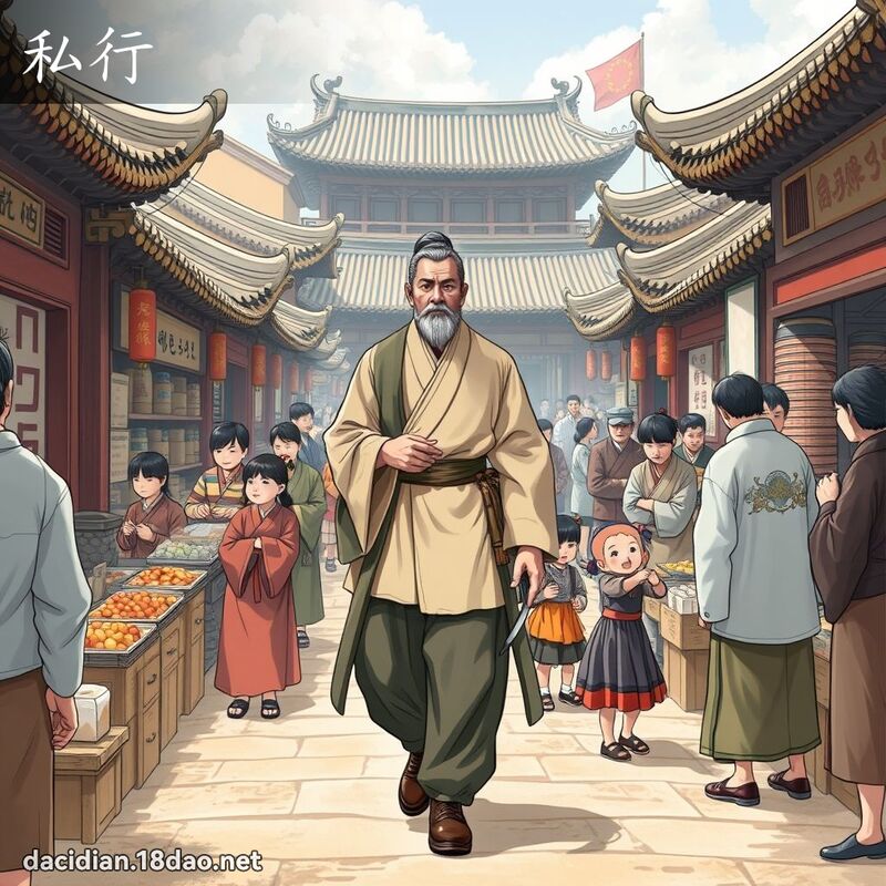私行 - 国语大辞典配图