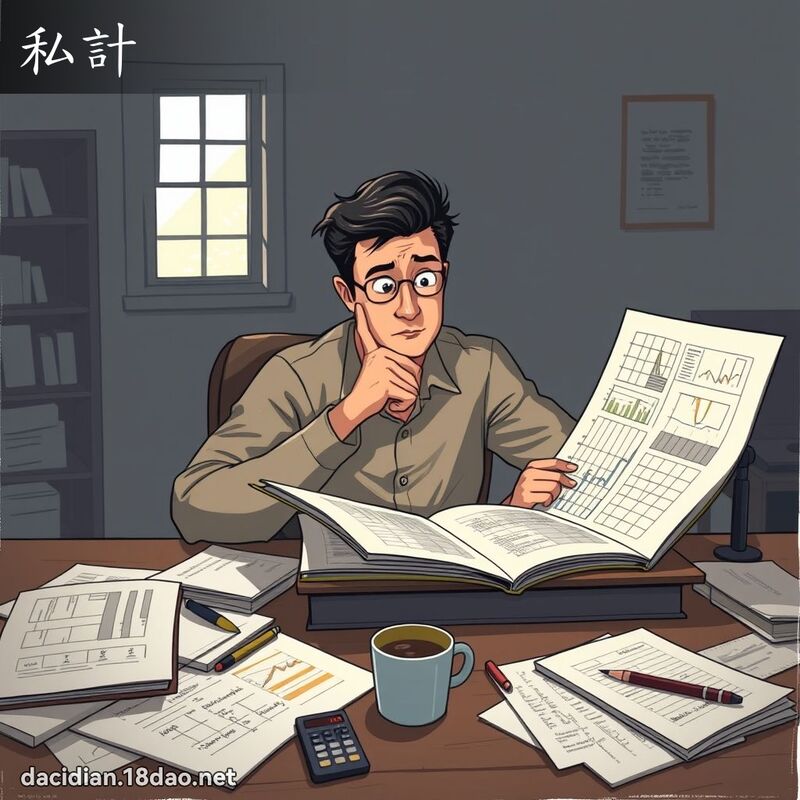 私计 - 国语大辞典配图