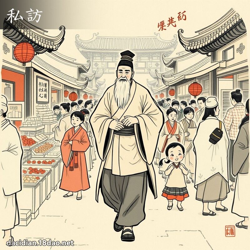 私訪 - 國語大辭典配圖