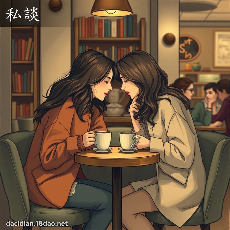 私谈 - 国语大辞典配图
