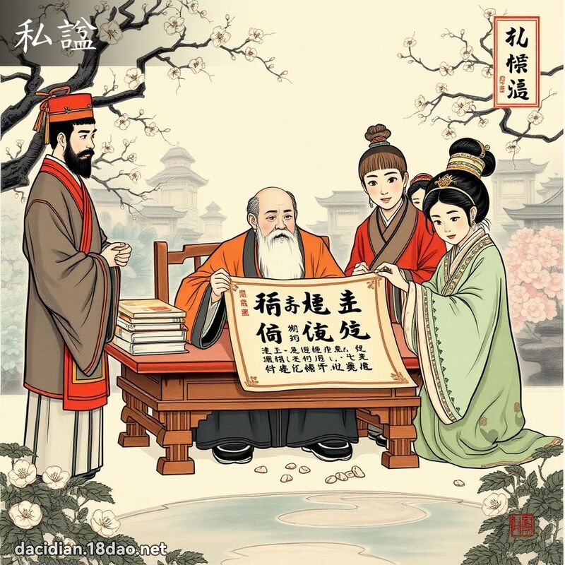 私諡 - 國語大辭典配圖