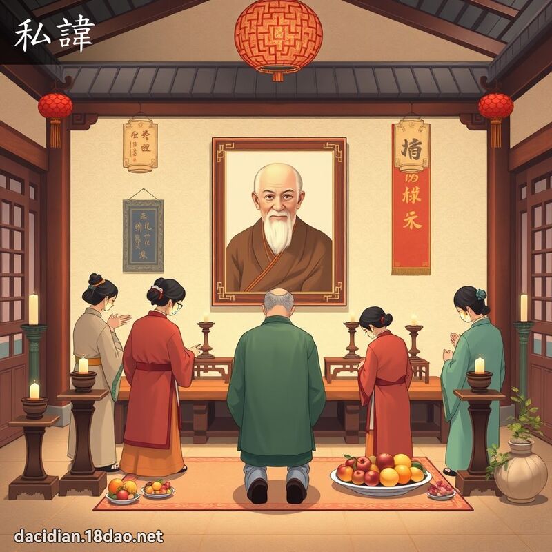 私讳 - 国语大辞典配图