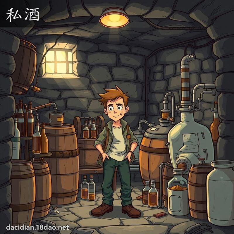 私酒 - 国语大辞典配图