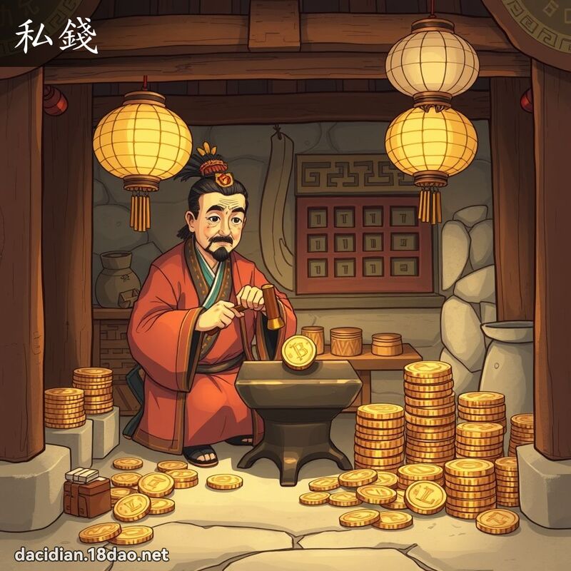 私钱 - 国语大辞典配图