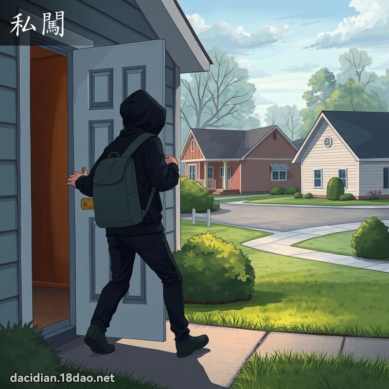 私闯 - 国语大辞典配图