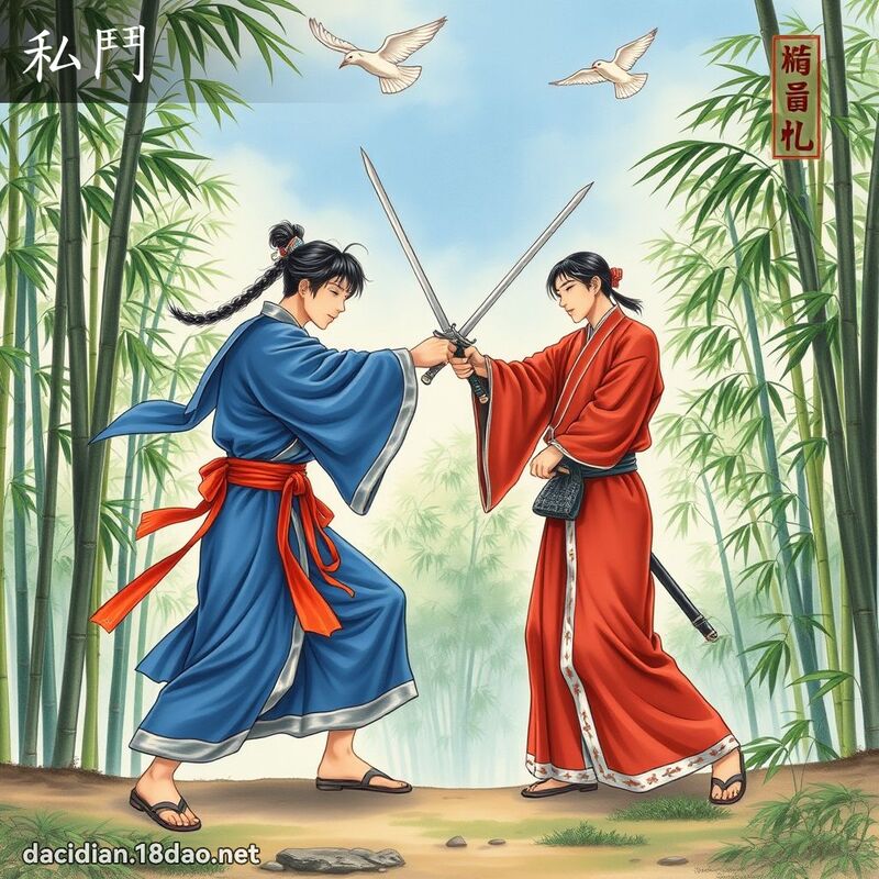 私斗 - 国语大辞典配图