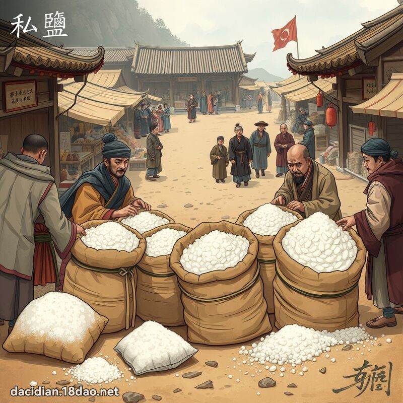私盐 - 国语大辞典配图