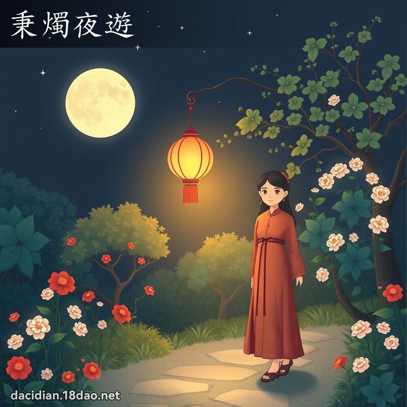 秉烛夜游 - 国语大辞典配图