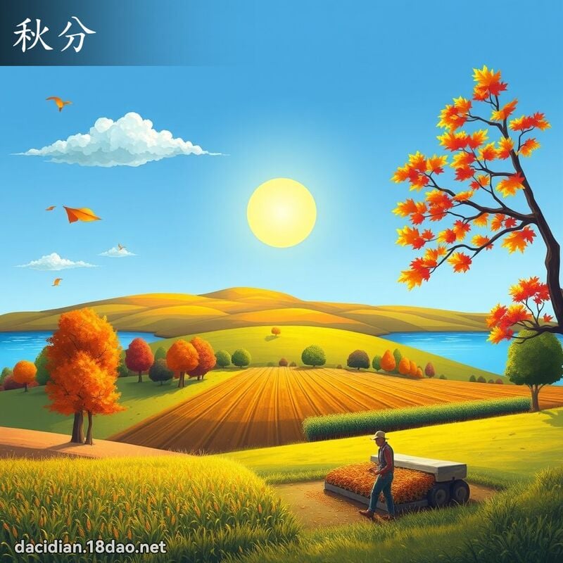 秋分 - 國語大辭典配圖