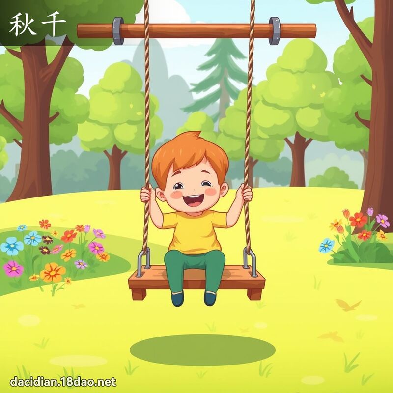 秋千 - 国语大辞典配图