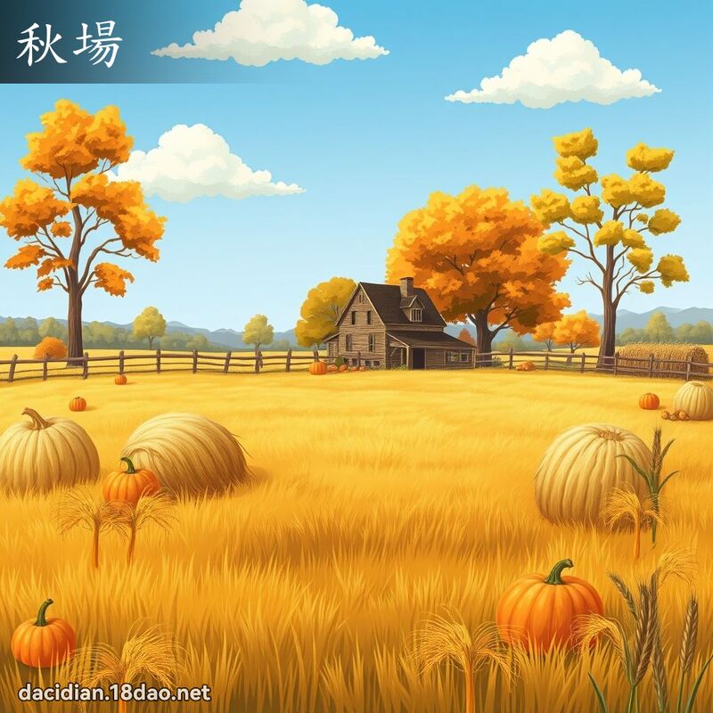 秋場 - 國語大辭典配圖