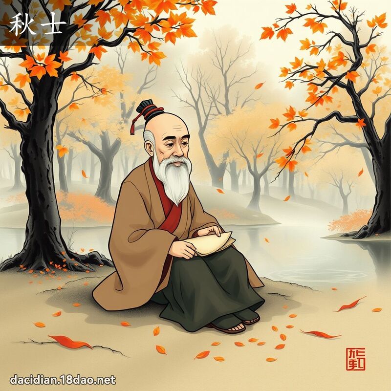 秋士 - 国语大辞典配图
