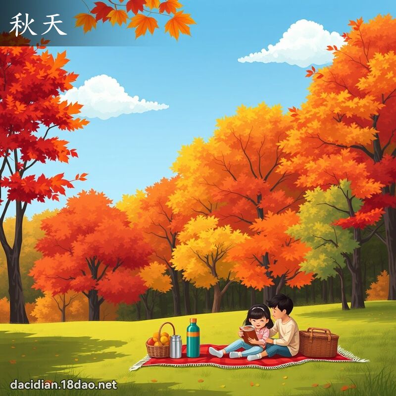 秋天 - 國語大辭典配圖