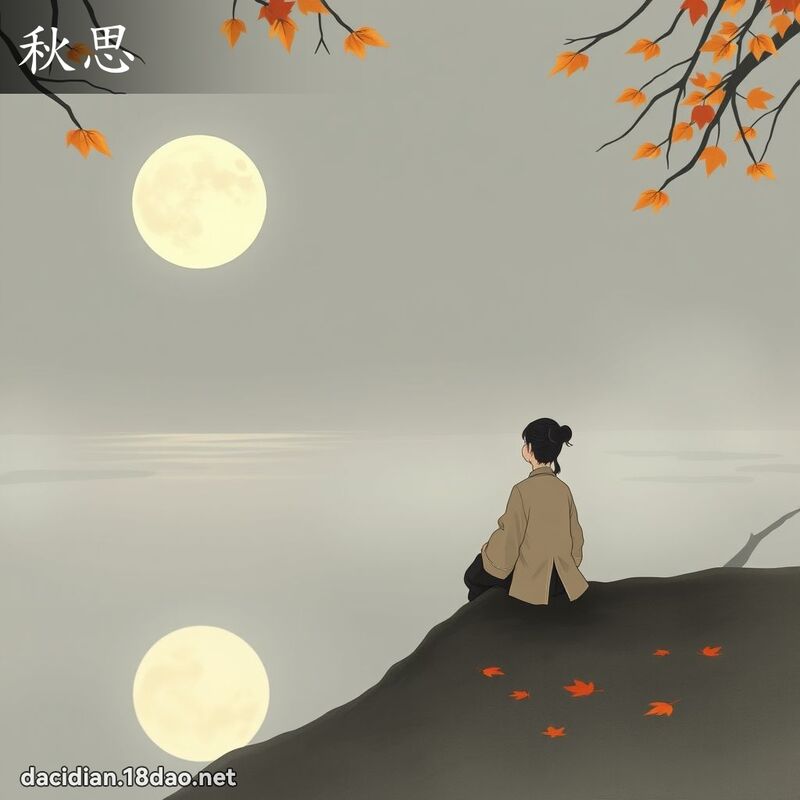 秋思 - 国语大辞典配图
