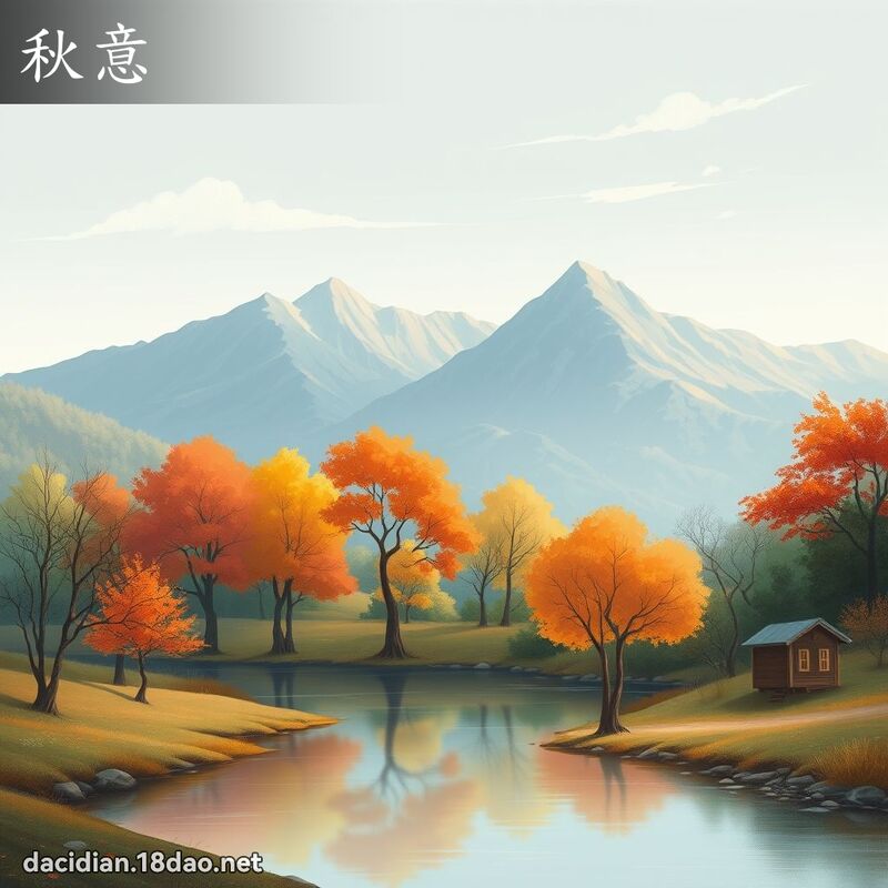秋意 - 国语大辞典配图