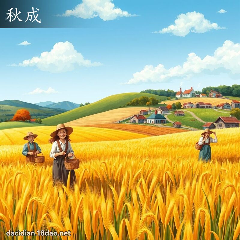 秋成 - 国语大辞典配图
