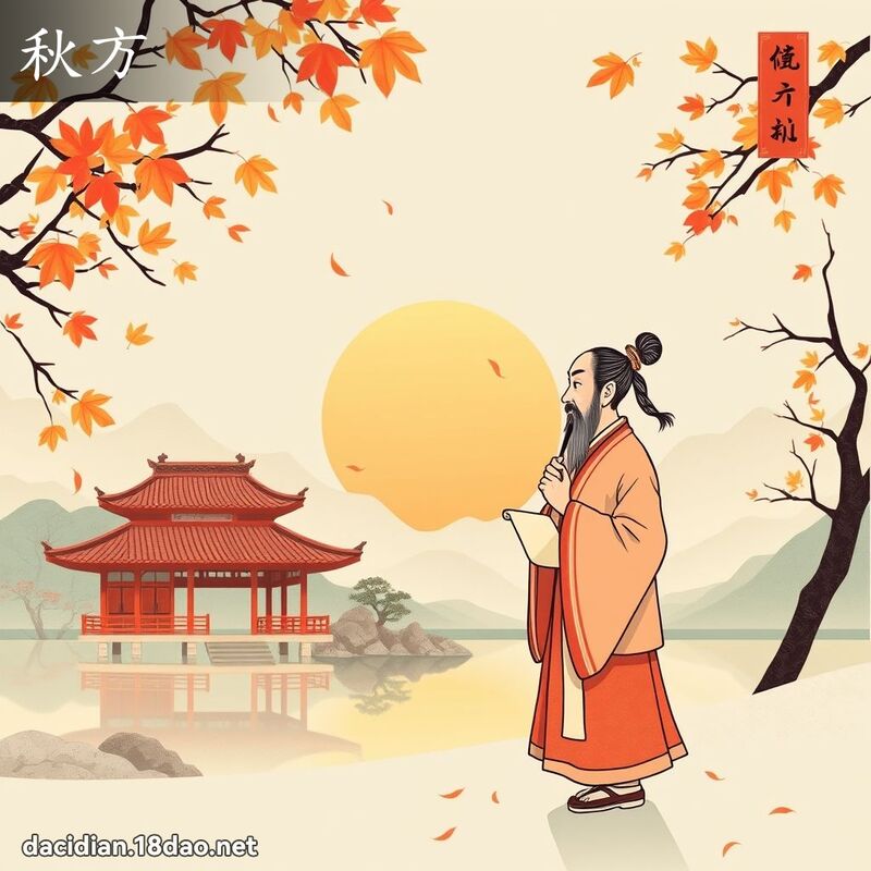 秋方 - 国语大辞典配图