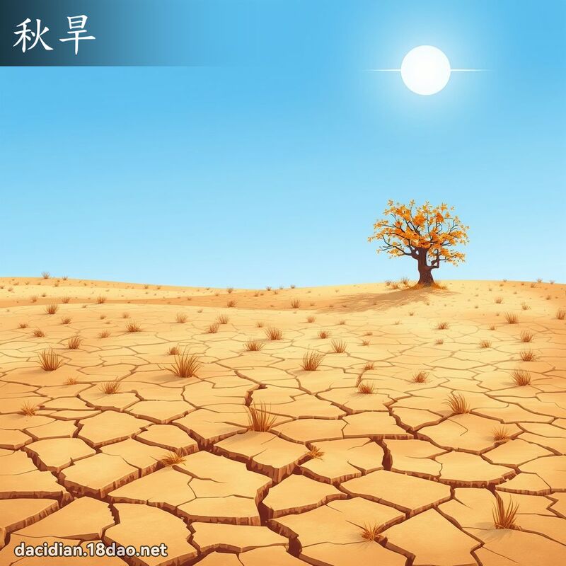 秋旱 - 国语大辞典配图