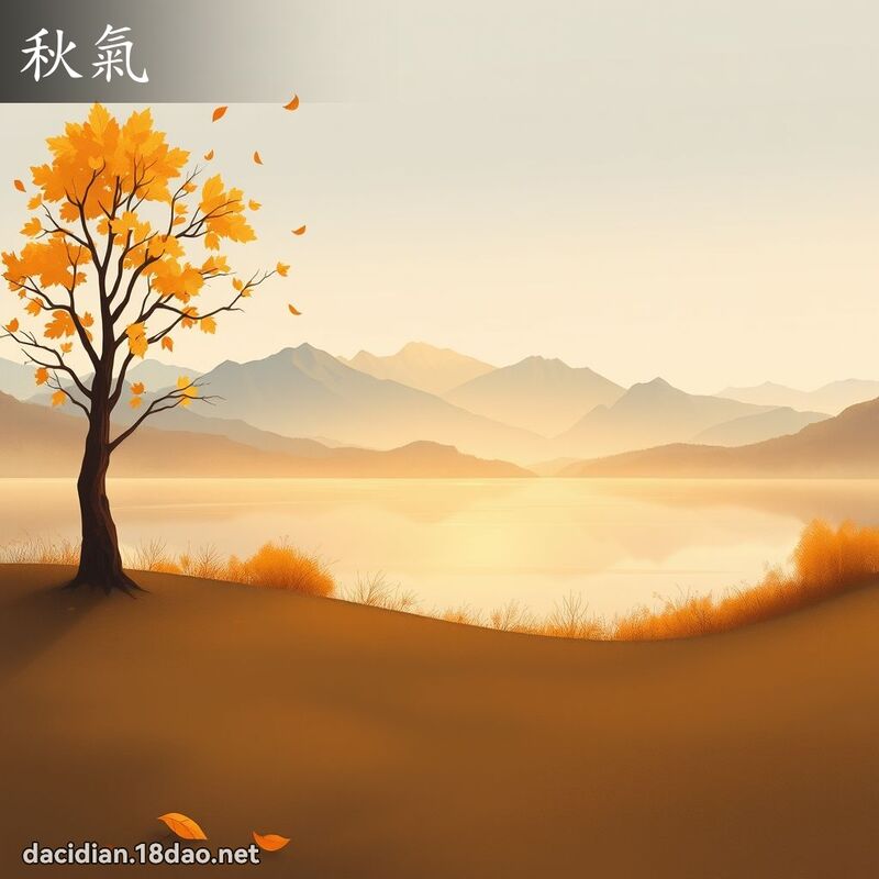 秋气 - 国语大辞典配图