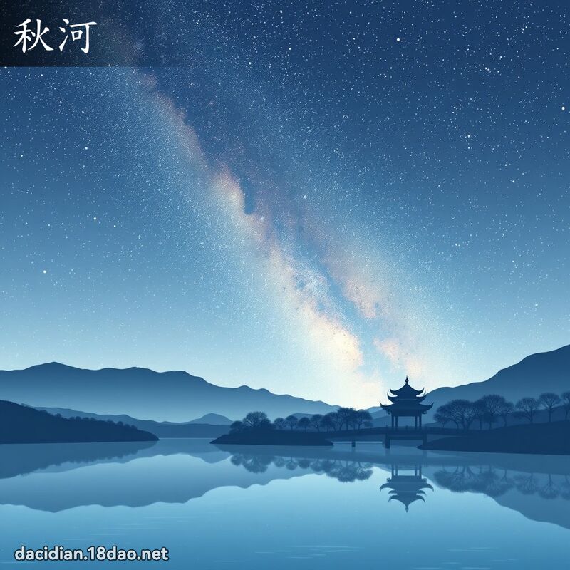 秋河 - 国语大辞典配图