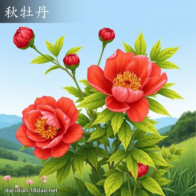 秋牡丹 - 国语大辞典配图