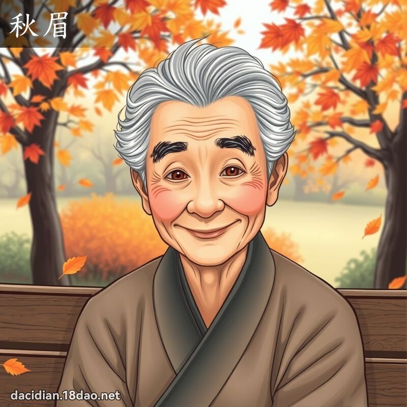 秋眉 - 國語大辭典配圖
