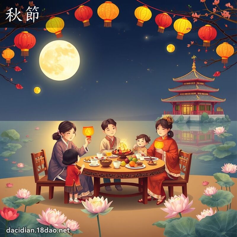 秋節 - 國語大辭典配圖