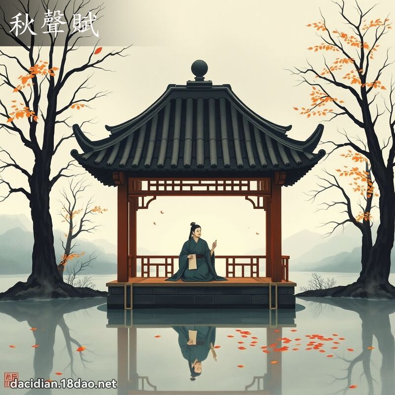 秋聲賦 - 國語大辭典配圖