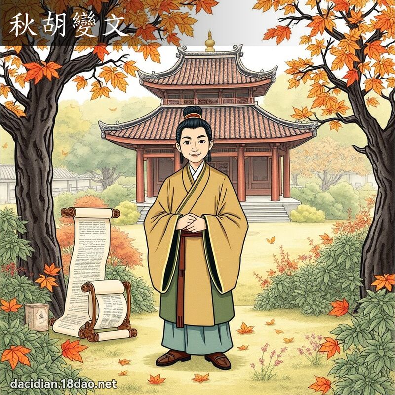 秋胡變文 - 國語大辭典配圖
