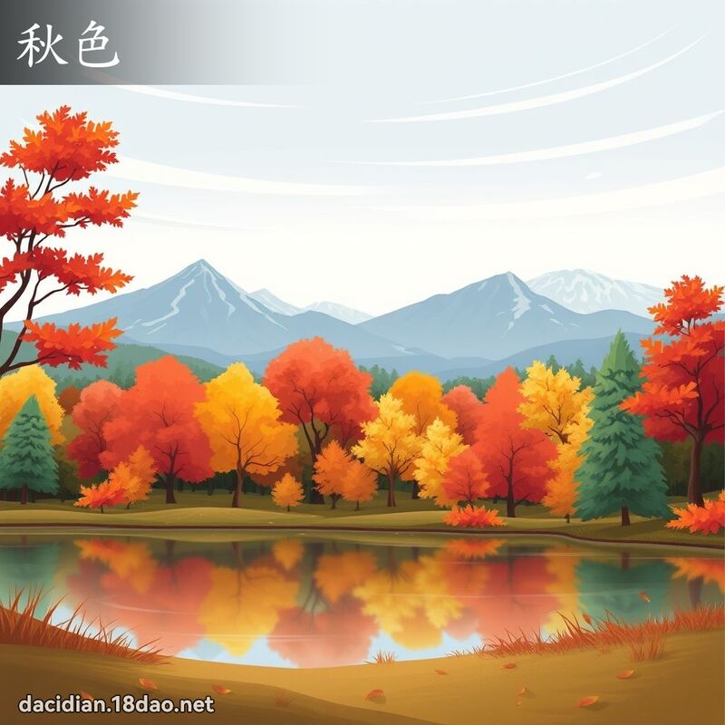 秋色 - 国语大辞典配图