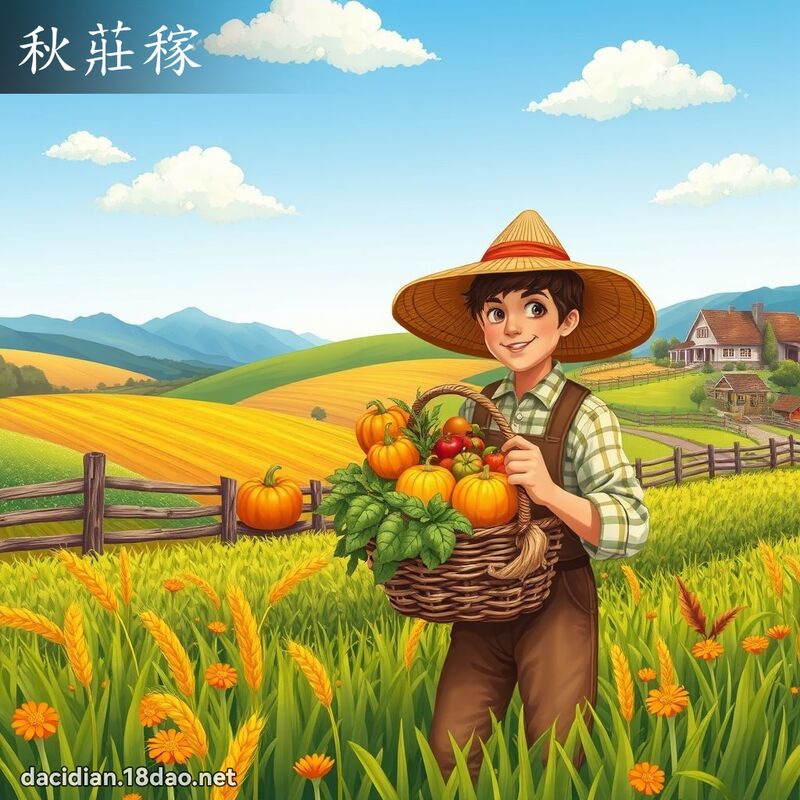 秋庄稼 - 国语大辞典配图