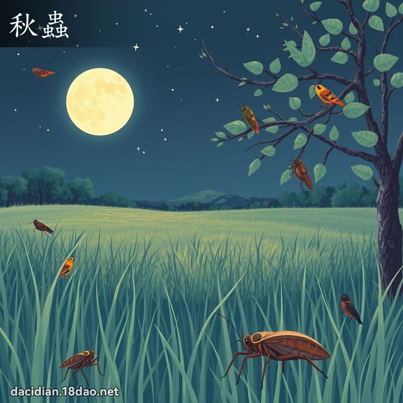 秋虫 - 国语大辞典配图