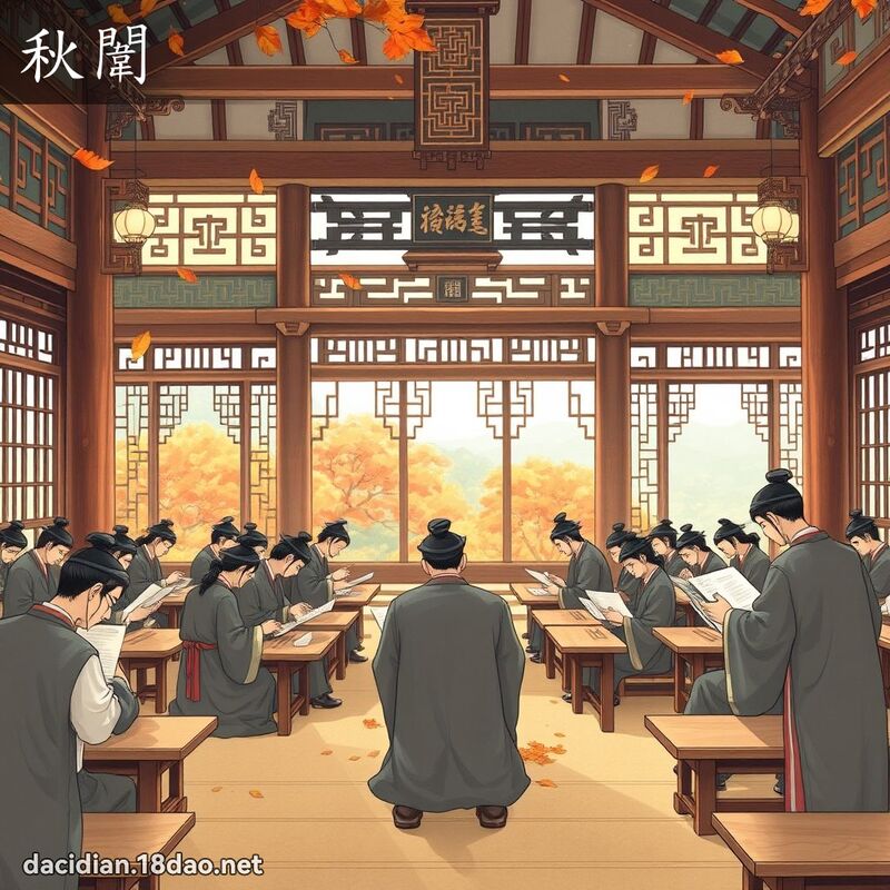秋闈 - 国语大辞典配图