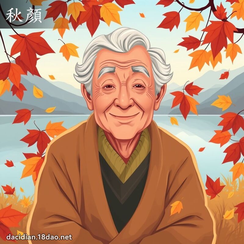 秋顏 - 国语大辞典配图