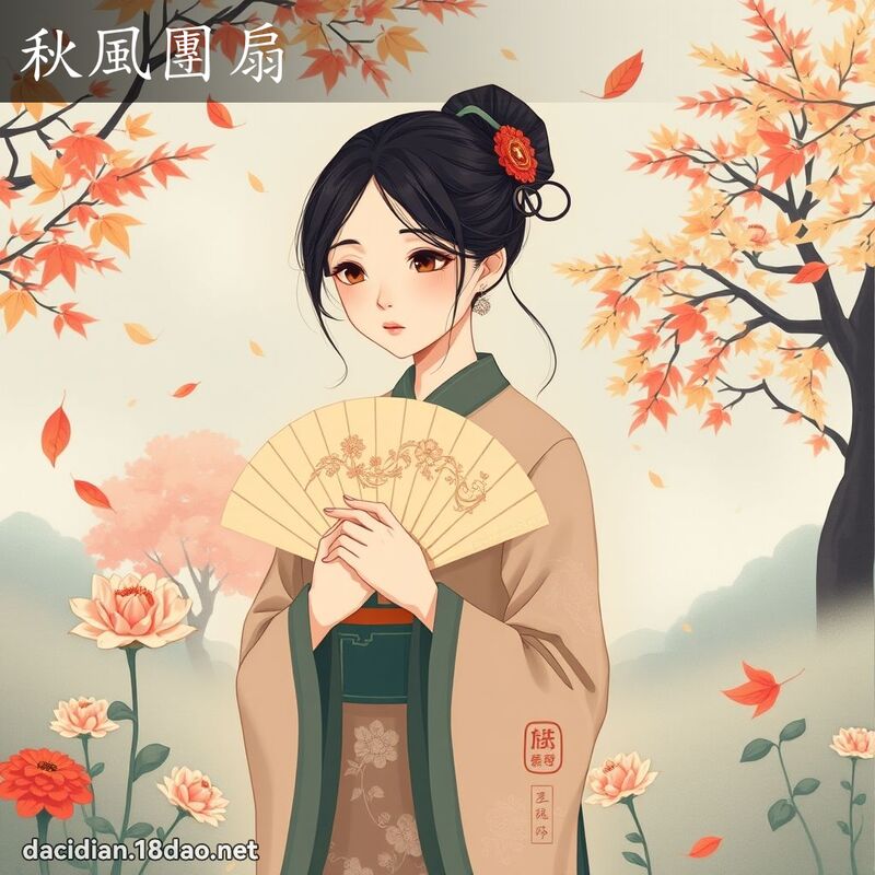 秋风团扇 - 国语大辞典配图